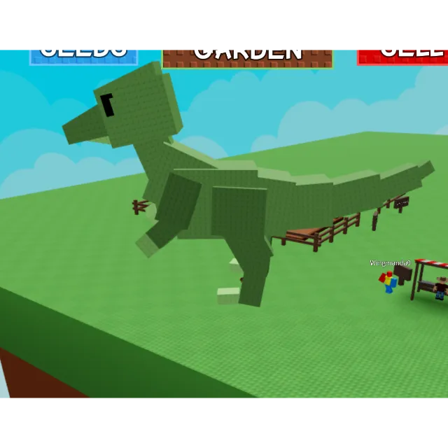 Huge / Titanic / Massive Raptor grow a garden - Roblox Game Item - Gameflip