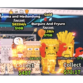 garama and madundung gold burguro and fryuro