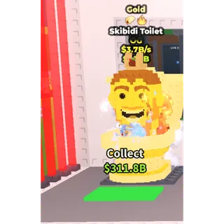 Skibidi toilet gold OG
