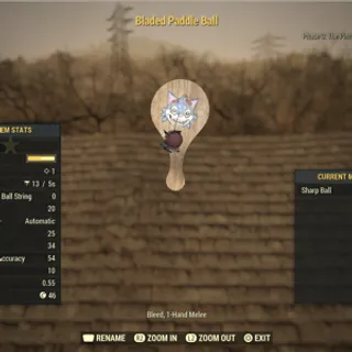 bladed paddle ball