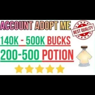 Adopt Me | 140K-500k Bucks |+Age-Up