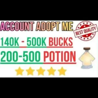 Adopt Me | 140K-500k Bucks |+Age-Up