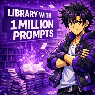 LIBRARY WITH +1,000,000 ORGANIZED PROMPTS [PROMPTS FOR ALL AREAS]