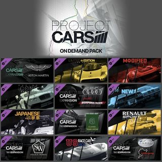 Project CARS On-Demand Pack (12 DLCs / Pack with all DLCs for