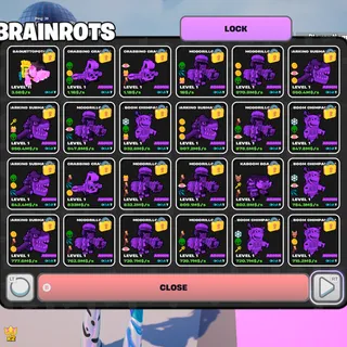 Fortnite Fruits vs Brain