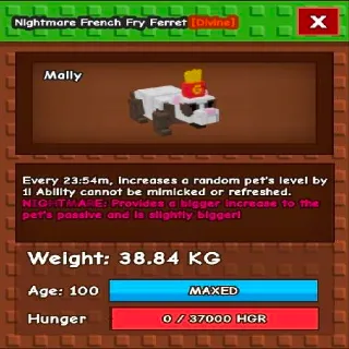 2x NIGHTMARE FFF 38KG++