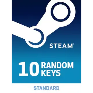 Random 10 Keys Steam Key GLOBAL