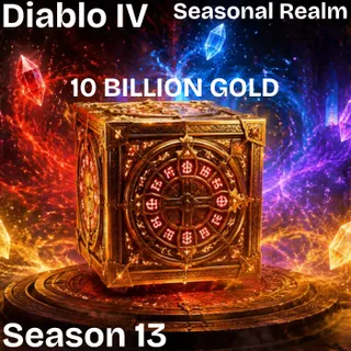 10 billion Gold Diablo 4 S13 Softcore