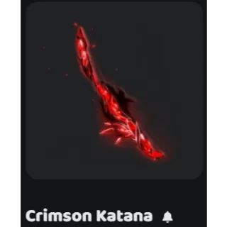 Crimson Katana on Blade Ball