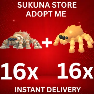 Adopt Me! 16X mummy and jummping spider| Fast & Safe Delivery | TRUSTED SELLER | Adopt me pet |