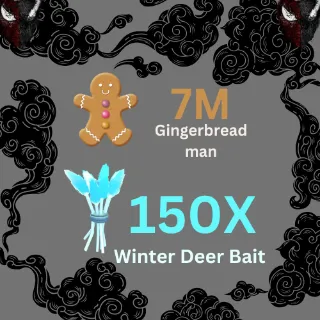 Gingerbread 7M and 150+ Winter Deer Bait - ADOPTME!