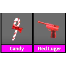 Candy and red luger set mm2 