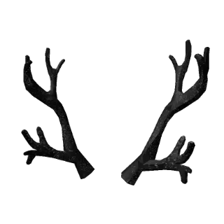 roblox limited black iron antlers