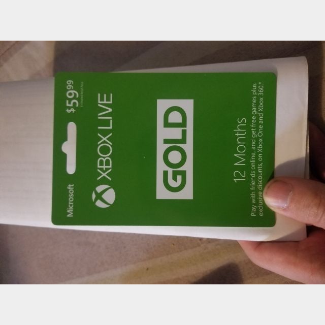 Xbox live Gold subscription 12 months Xbox Live Gold Gift Cards
