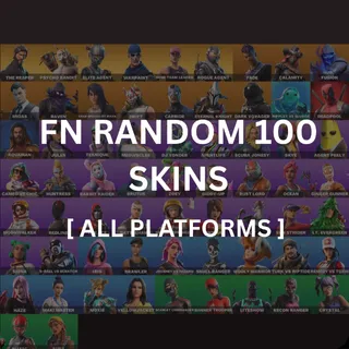 FORTNITE RANDOM 100 SKINS 
