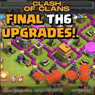 Clash of Clans TH6 MAX ➤Name change