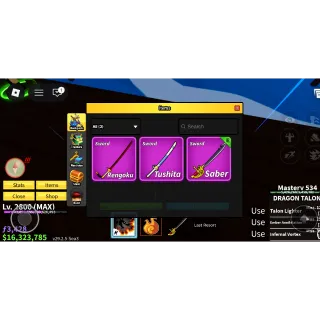 Blox Fruit Lvl 2800 + Dragon Talon|Instant Delivery