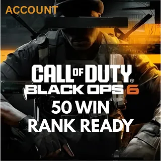 Call of Duty Black Ops 6 | RANK READY | 50wins| Xbox PS WIN