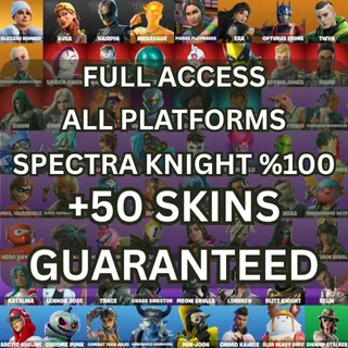 Fortnite Account SPECTRA KNIGHT | +50 Skins