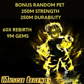 Muscle Legends| 250M Strength