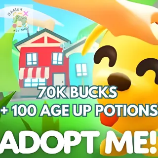 Age Up Potion and Bucks - Adopt Me [Full Access]