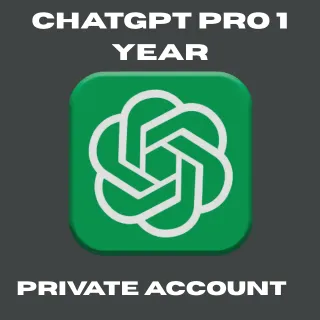 ChatGPT Pro 1 Year - Private Account