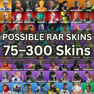 Fortnite Account 75–300 Skins