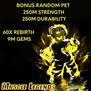 Muscle Legends| 250M Strength