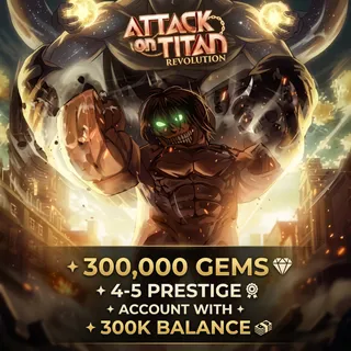 Attack on Titan Revolution AOTR Account