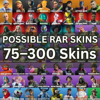 Fortnite Account 75–300 Skins