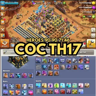 Clash of Clans Th17 ➤HERO 90-90-71-46