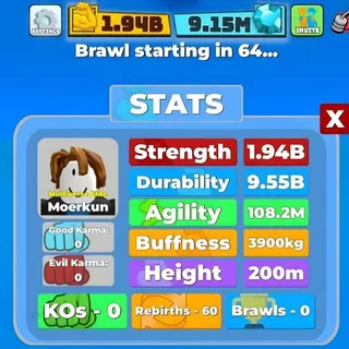 Muscle Legends +1B Strength +1B Durability