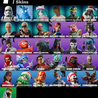 FORTNITE +30 SKINS