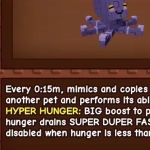 HYPER HUNGER MIMIC OCTOPUS 15 SEC NO TOY - Grow a Garden