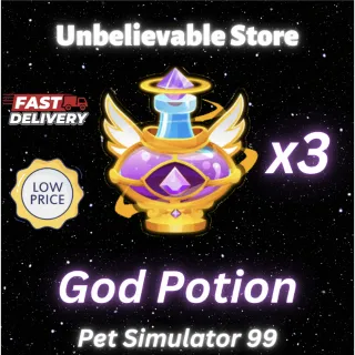 3x GOD POTION | PETS GO