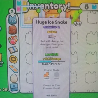 Huge ice snake pet simulator 99