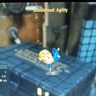 100 agility bobblehead 