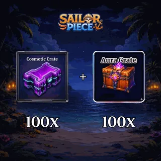 100x Cosmetic Crate + Aura Crate