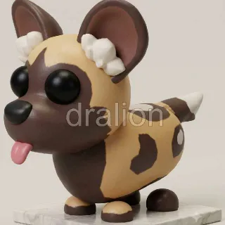 FR African Wild Dog (Adopt Me) - Ultra Rare / Fast Delivery