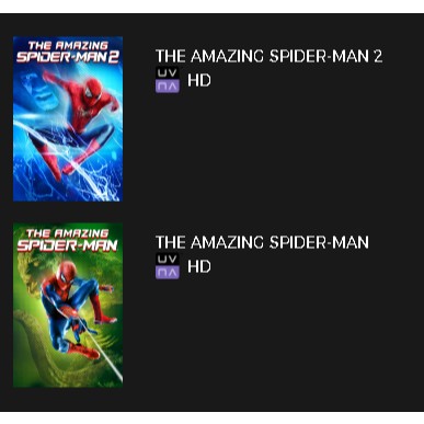 The Amazing Spider Man 1 And 2 Digital Hd Code With - spiderman in roblox roblox the amazing spiderman 3