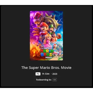The Super Mario Bros. Movie (2023) - Movies Anywhere