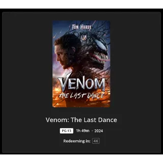 Venom: The Last Dance - Movies Anywhere