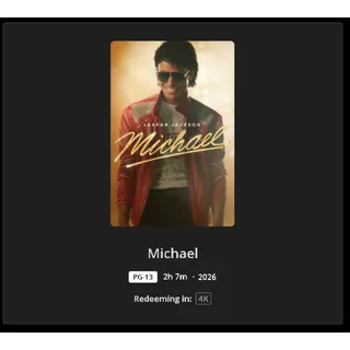 Michael Jackson (2026) - Movies Anywhere
