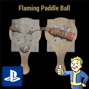 Flaming Paddle Ball