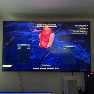 Glowing Red Hot Mask
