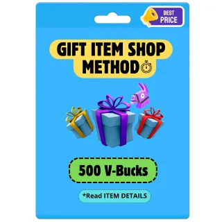 500 V-BUCKS GIFTING FORTNITE
