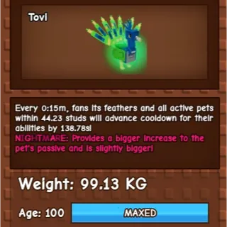 15s Nightmare Peacock