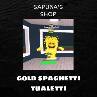 Gold Spaghetti Tualetti | CHEAP