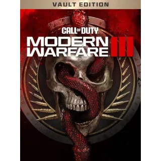 Call of Duty: Modern Warfare III - Vault Edition !EMAIL ACTIVATION LINK!