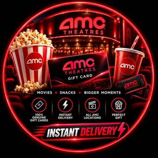 $10 AMC Theatres Giftcard With Pin